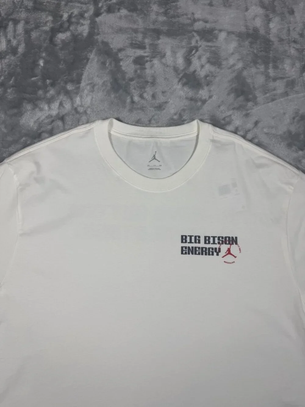 New Jordan Howard University Big Bison Energy Shirt Mens 2XL White IH0533 133